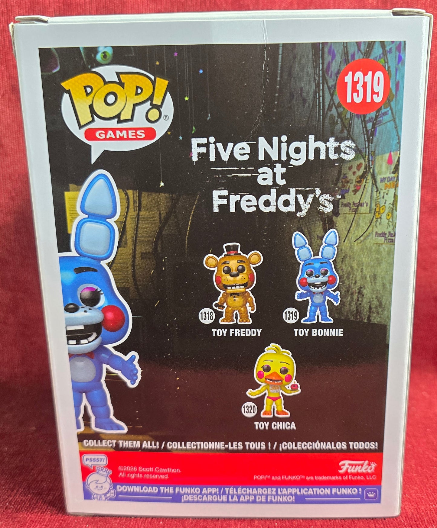 Funko Pop! Games: Toy Bonnie  # 1319 (Nib)
With pop protector