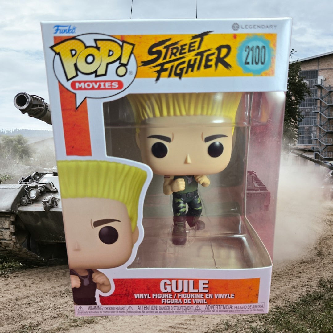 Funko Pop! Movies: Guile # 2100 (Nib)
With pop protector