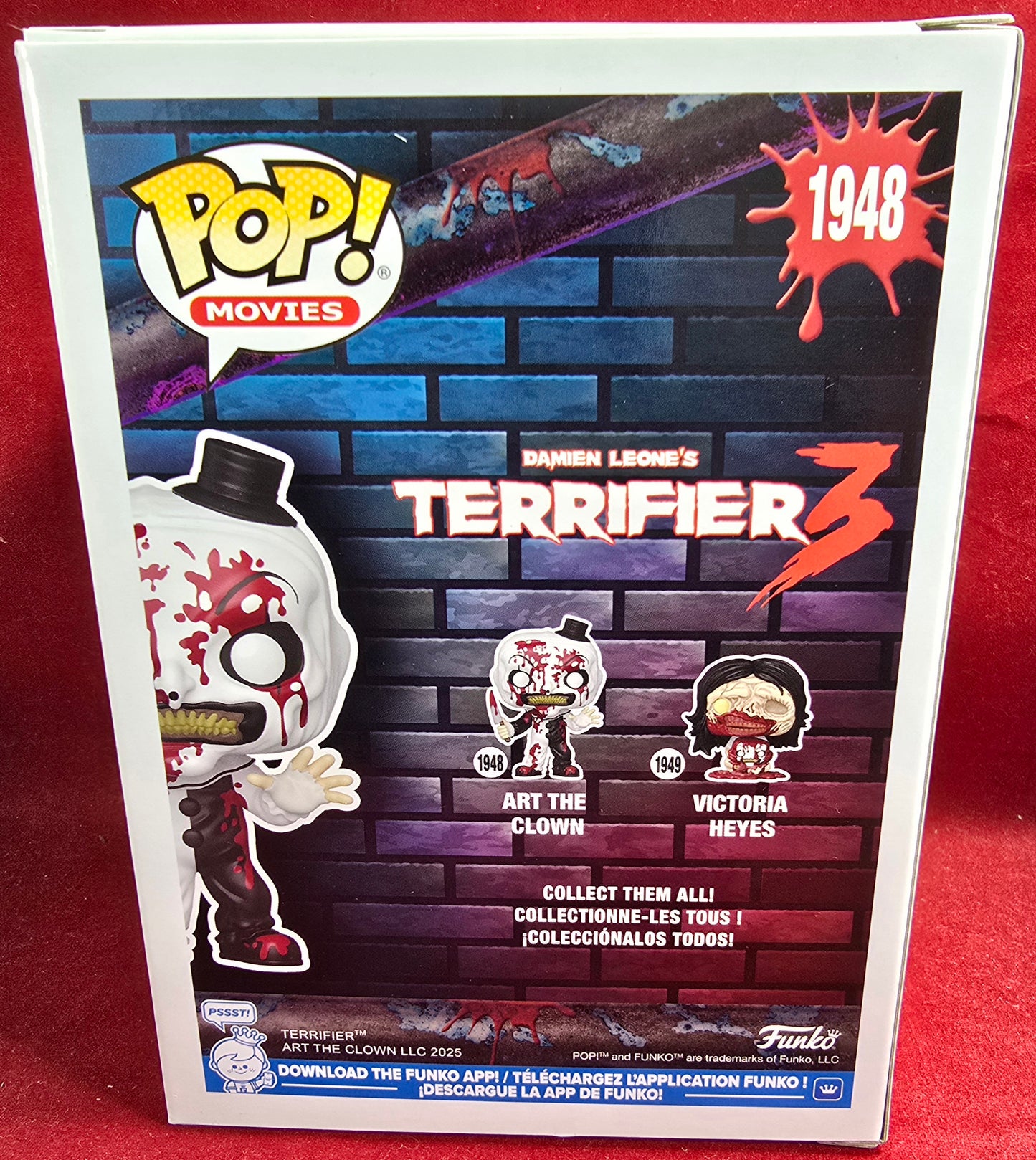 Funko Pop! Art the Clown Funko Exclusive #1948 (Nib) With pop protector