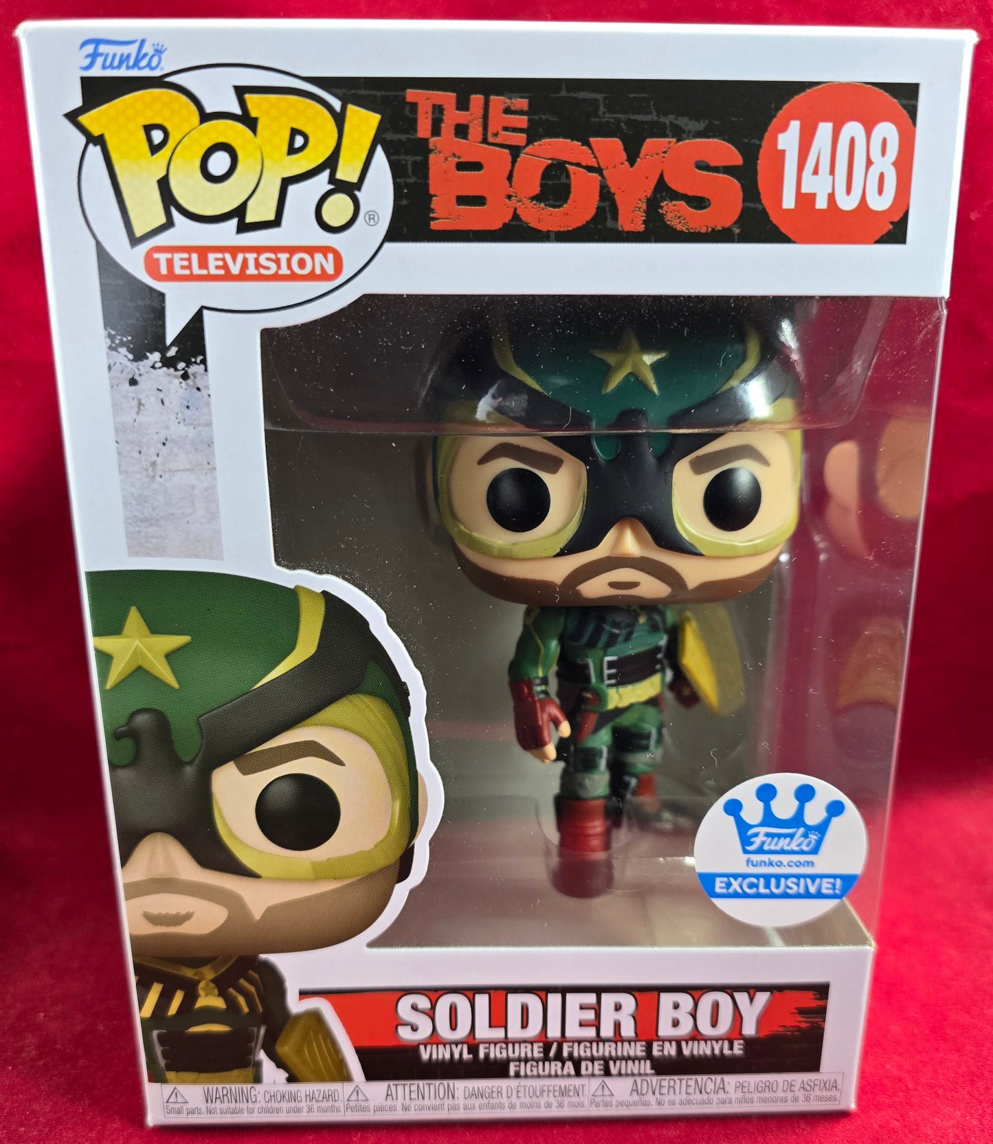Solider boy funko exclusive # 1408 (nib) With pop protector