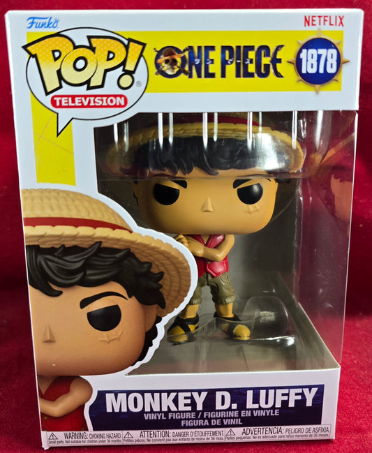 Funko Pop! Netflix :  Monkey D. Luffy #1878 (Nib) 
With pop protector