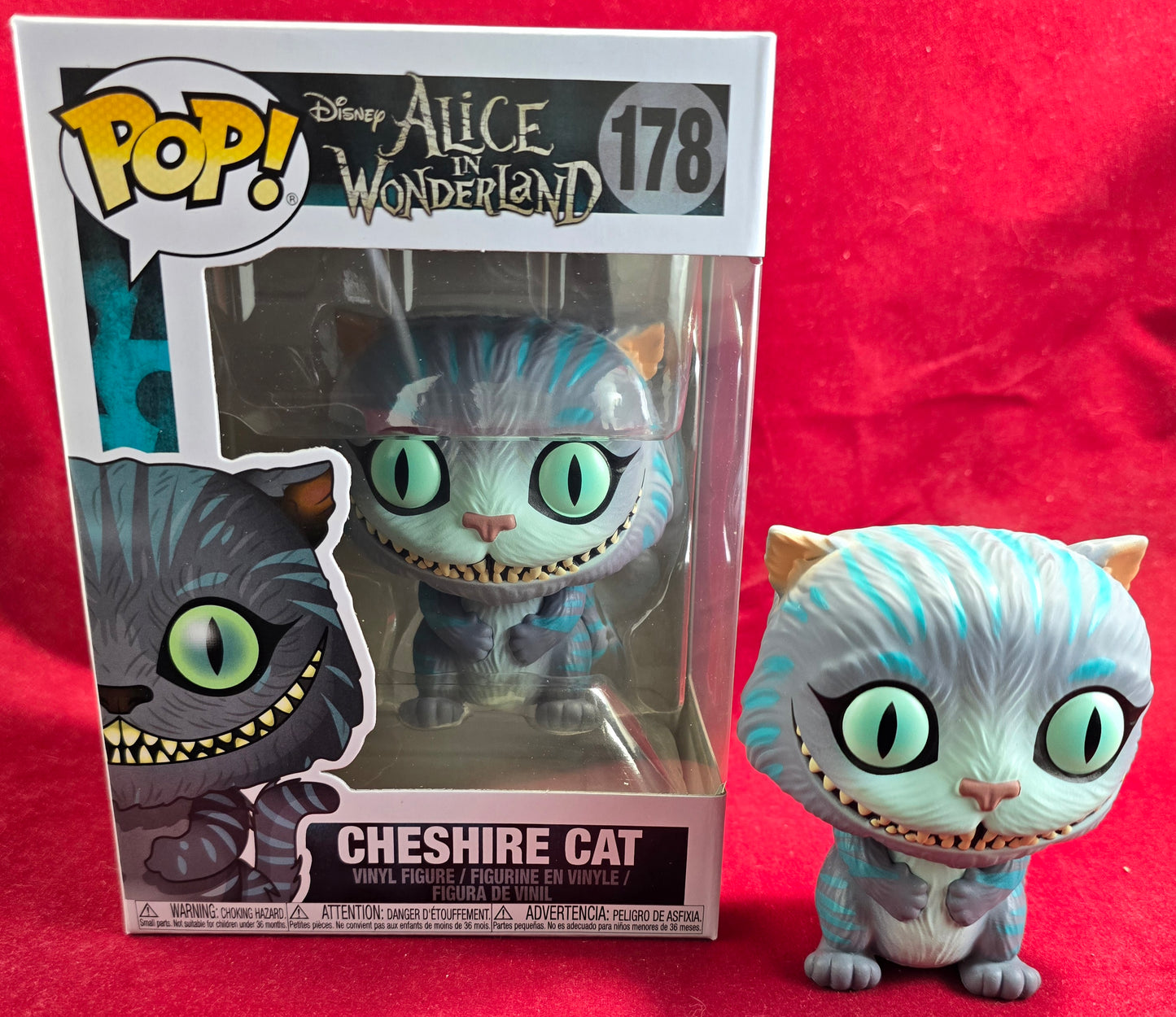 Chesire cat funko # 178 (nib) With pop protector