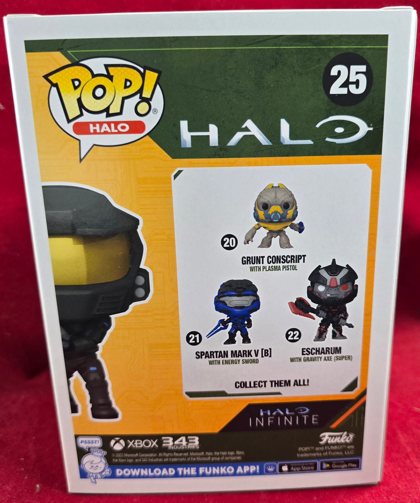 Master chief with MA58 rifle funko exclusive # 25 (nib) With pop protector
