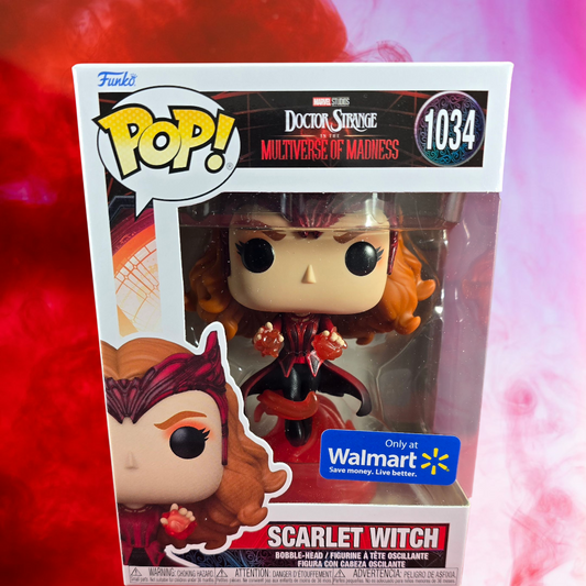 Scarlet Witch walmart exclusive funko # 1034 (nib) With pop protector