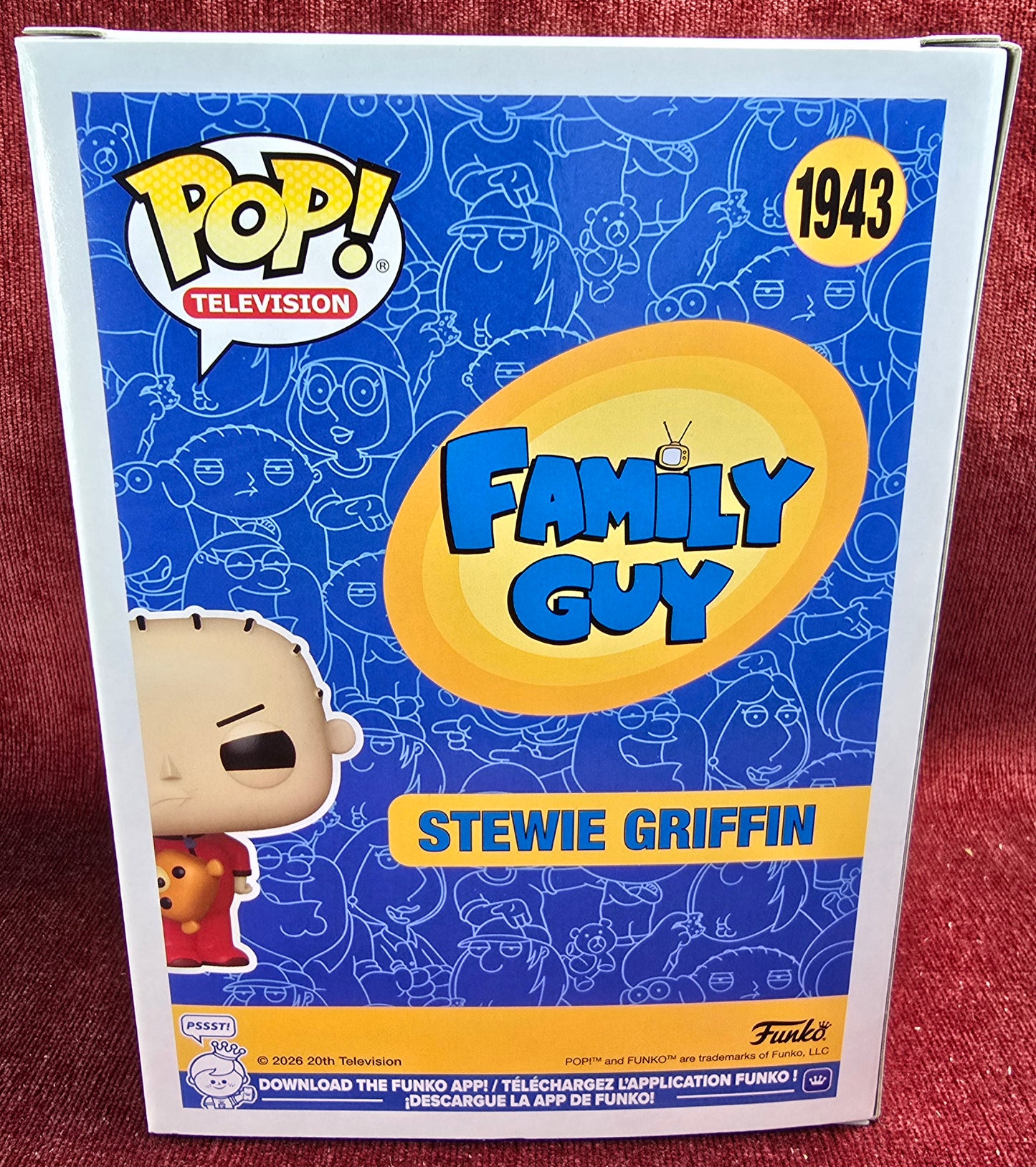 Funko Pop! Vinyl: STEWIE GRIFFIN  #1943 (Nib)
With pop protector