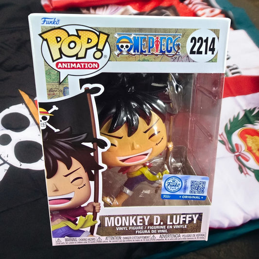 Funko Pop! Vinyl: Monkey D. Luffy Exclusive #2214 (Nib) 
With pop protector