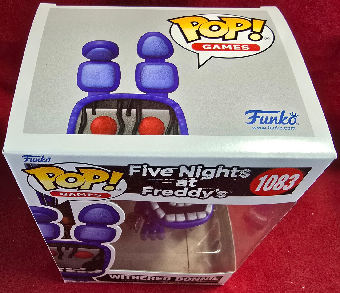 Withered Bonnie funko # 1083 (nib) With pop protector