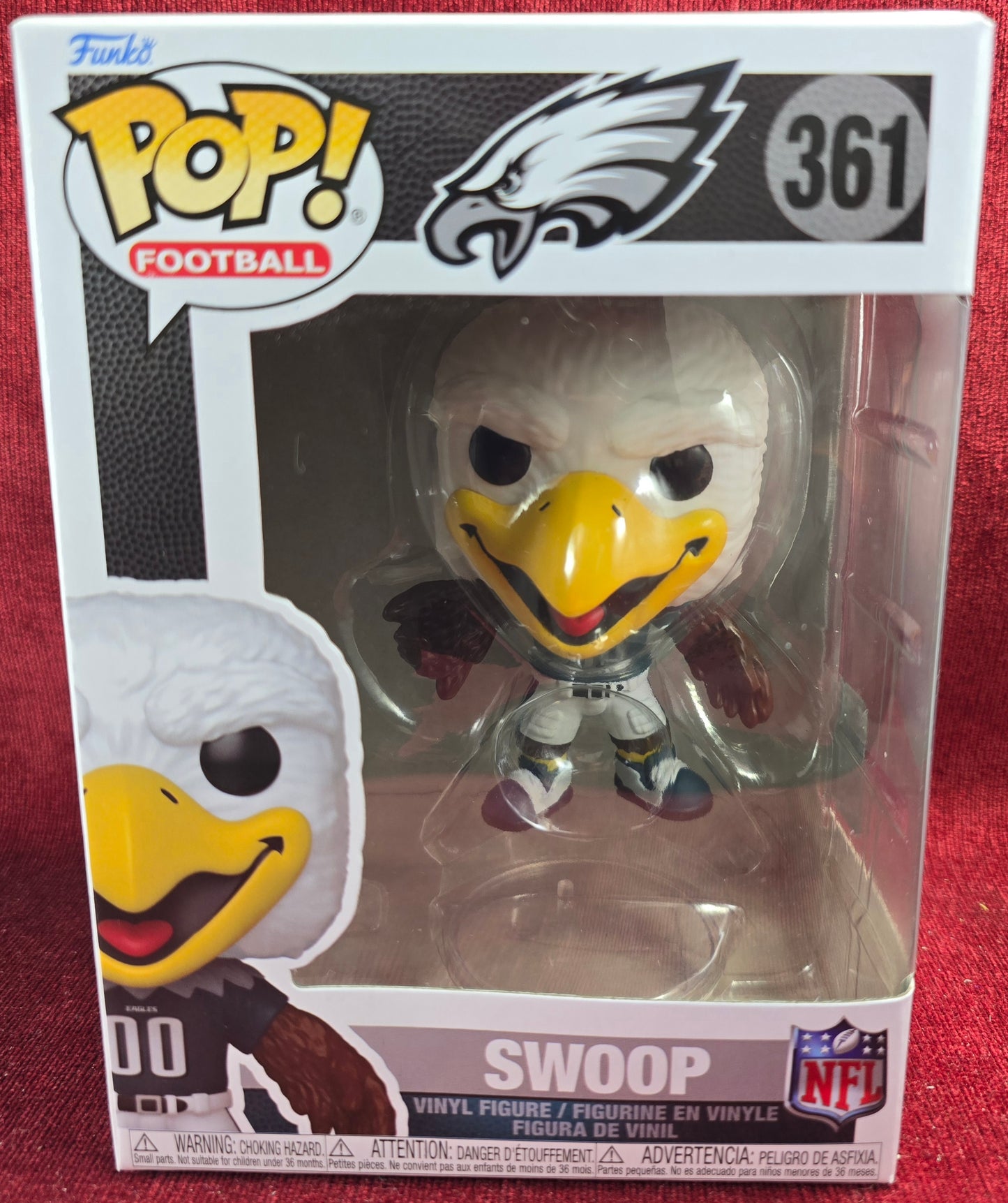 Funko! Football: Swoop # 361 (Nib)
With pop protector