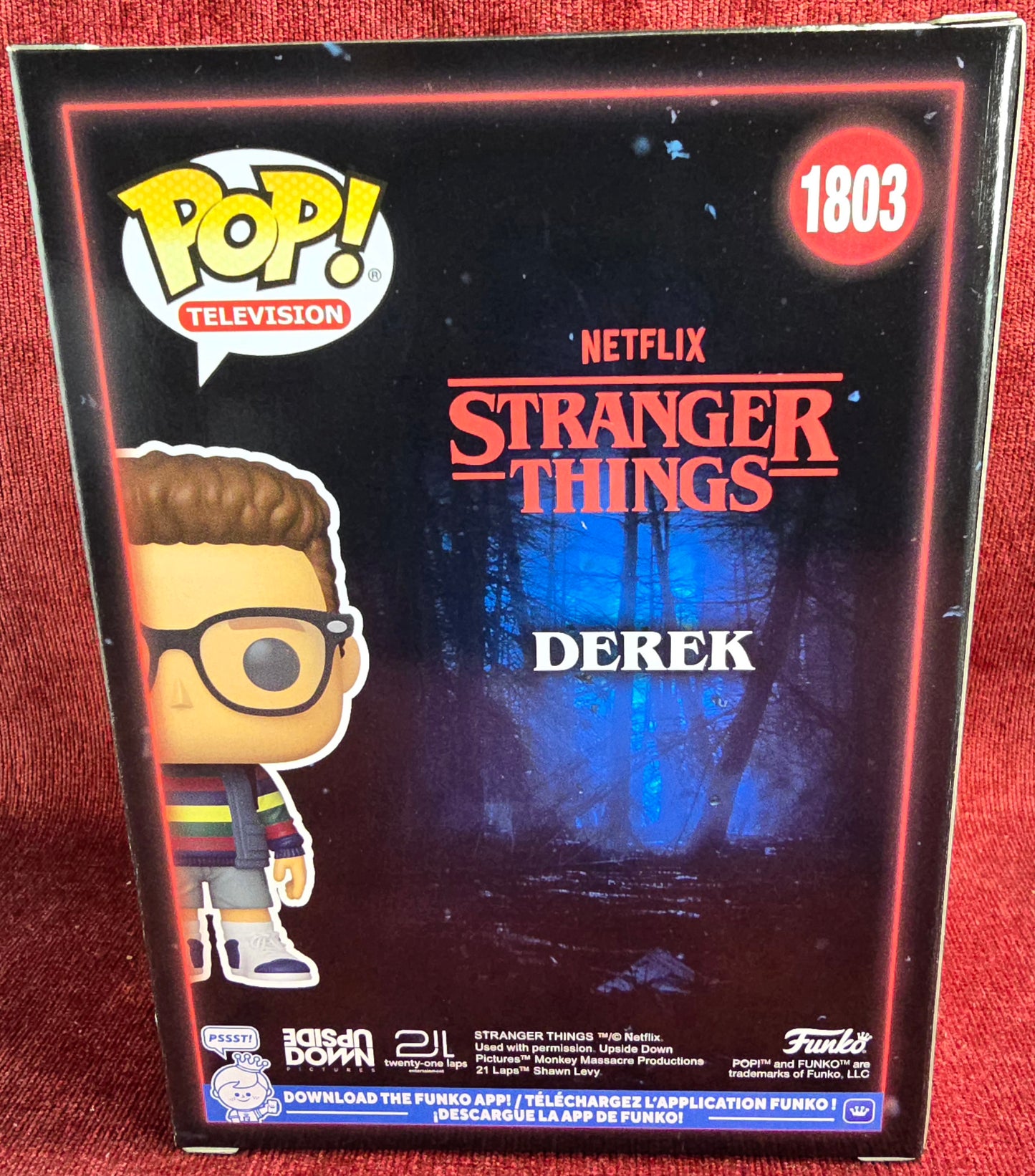 Funko Pop! Vinyl:  Derek Exclusive #1803 (Nib)
With pop protector