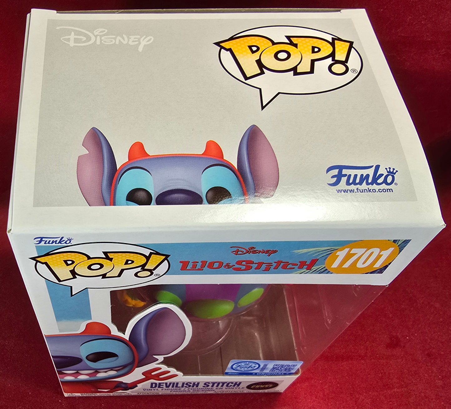 Devilish Stitch Entertainment Earth Exclusive Funko # 1701 (Nib) 
With pop protector