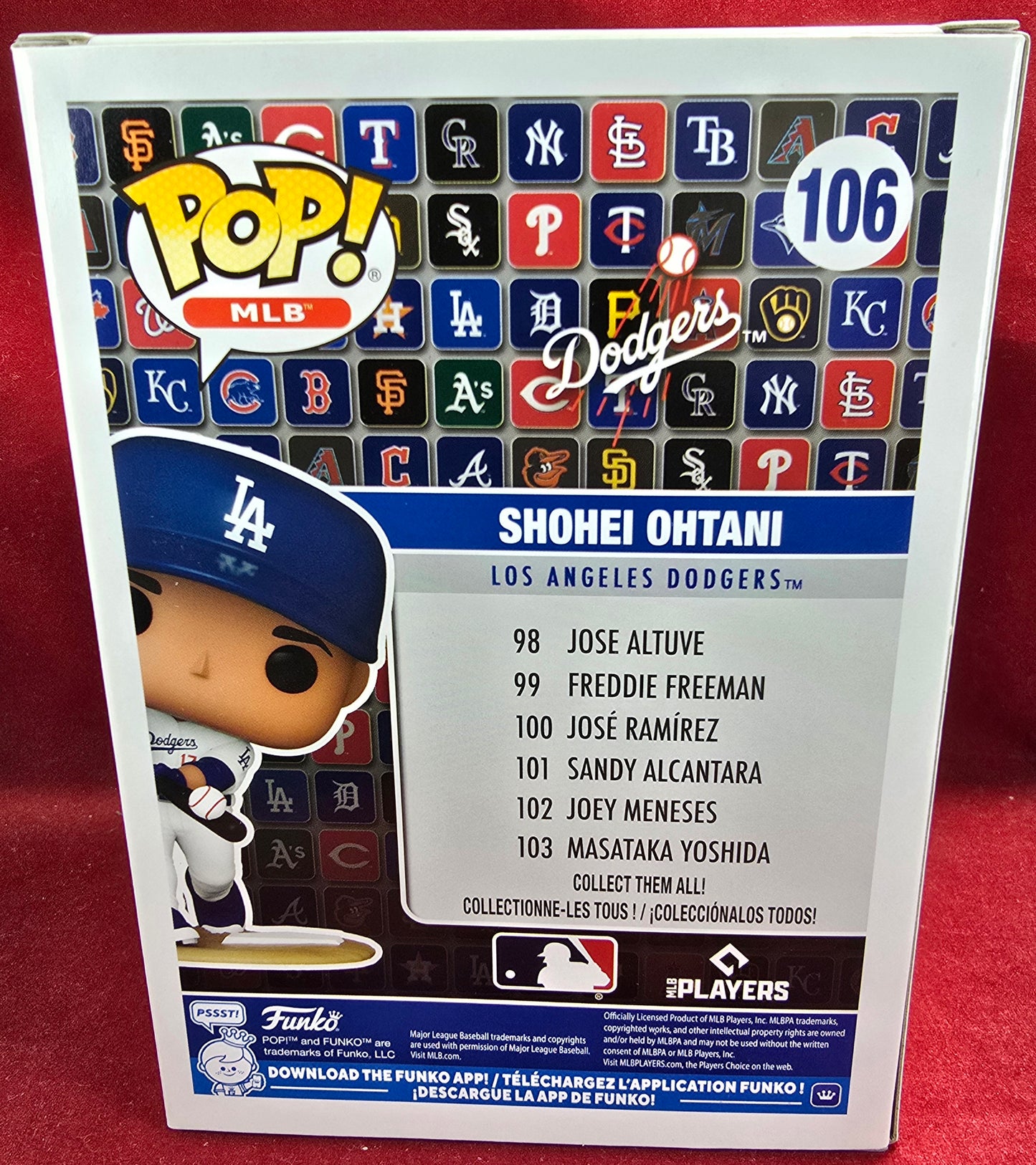 Shohei Ohtani Funko # 106 (Nib) 
With pop protector