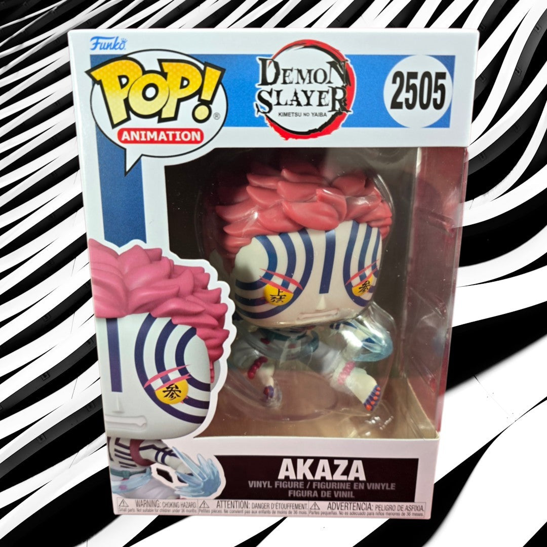 Funko Pop! Vinyl:  Akaza #2043 (Nib) 
With pop protector
