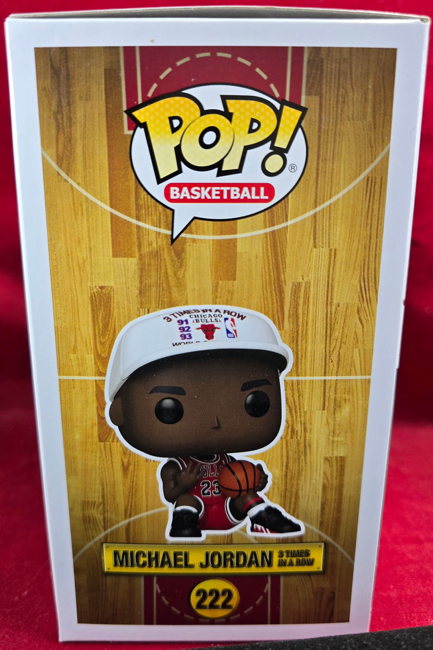 Funko Pop! Michael Jordan 3 Times In A Row  Funko #222 (Nib) With Pop Protector