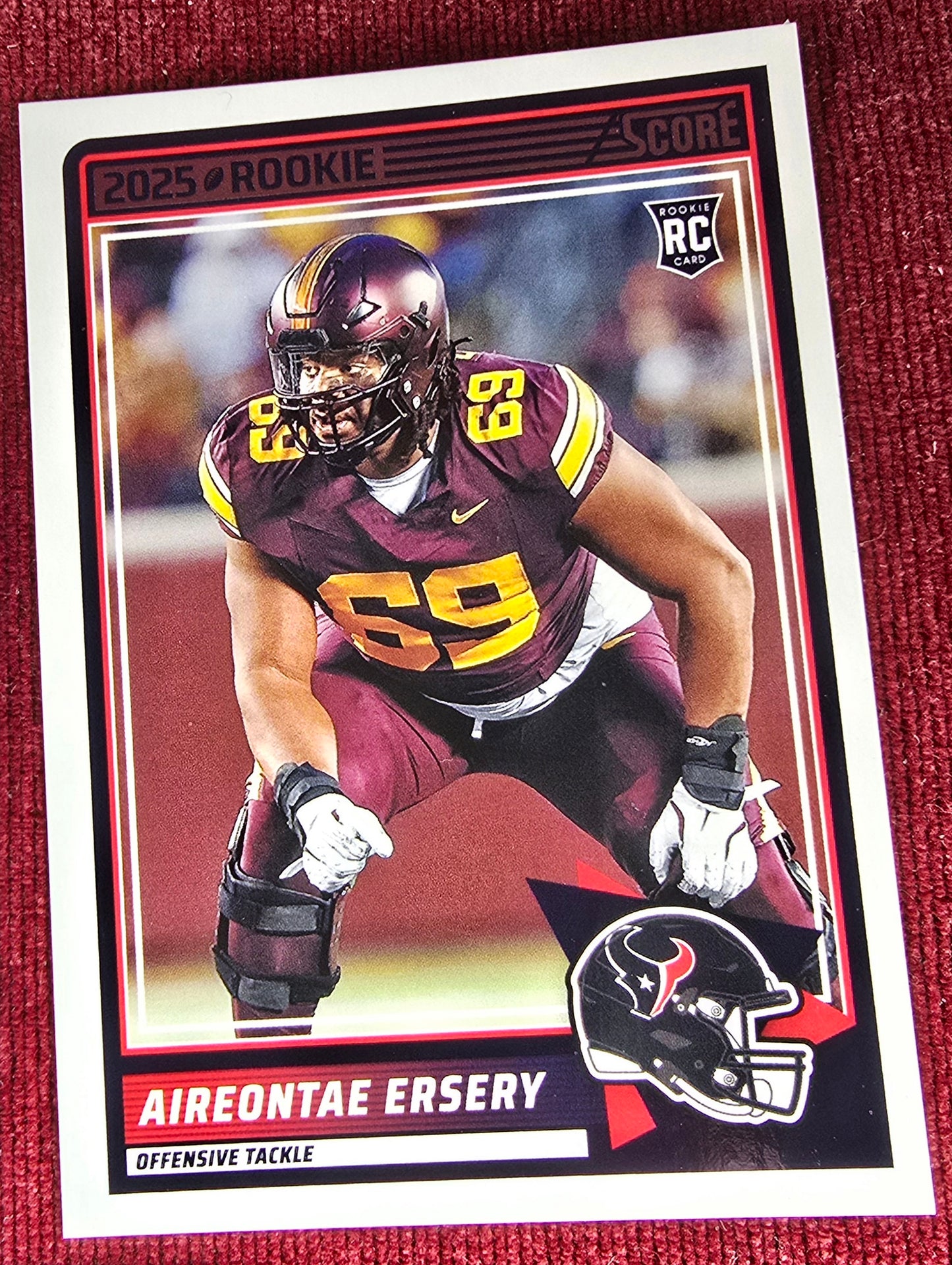 Houston Texans Past And Present Team Football Card Set of 15.