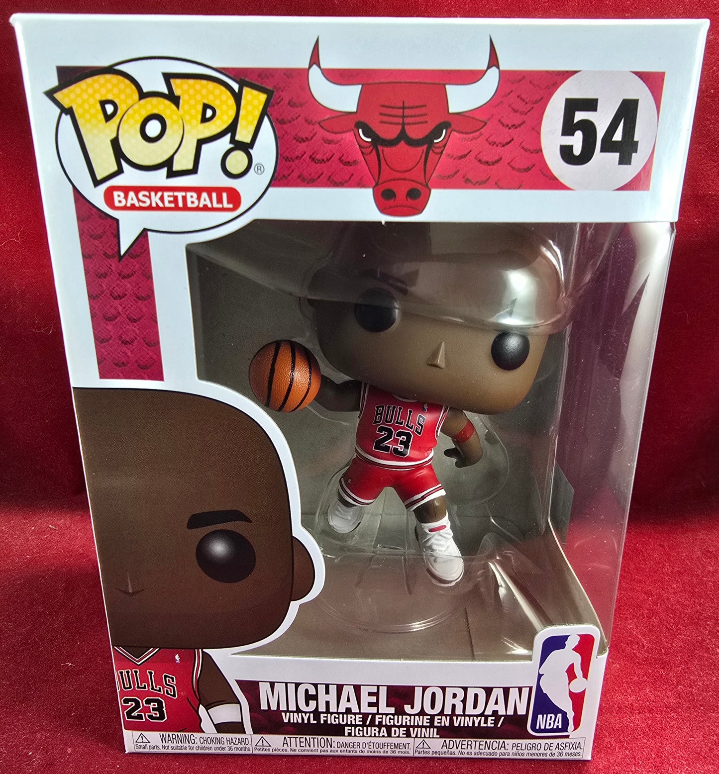 Michael Jordan funko # 54 (nib) with pop protector