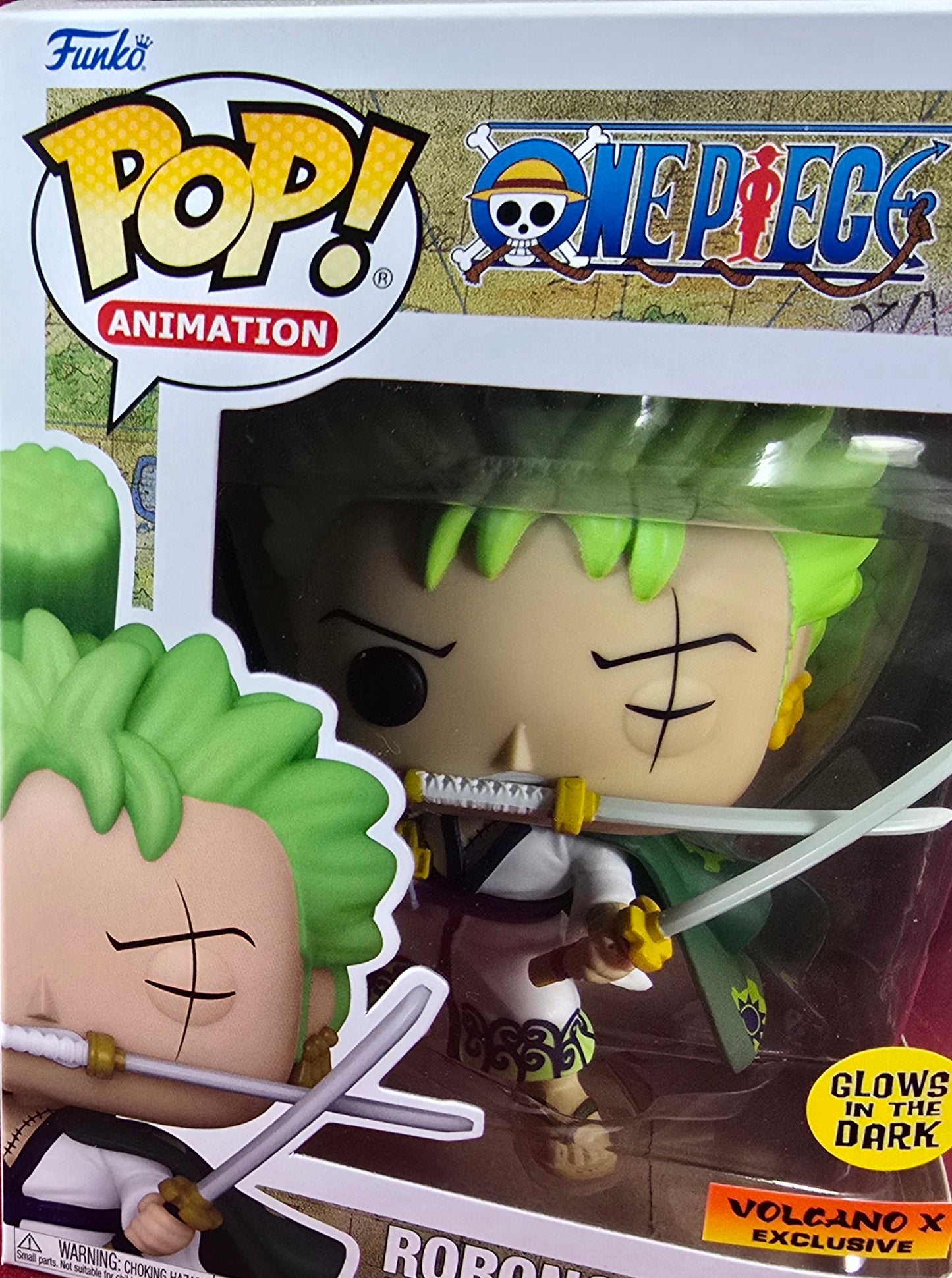 Roronoa Zoro Volcano x exclusive funko # 923 (nib) With pop protector