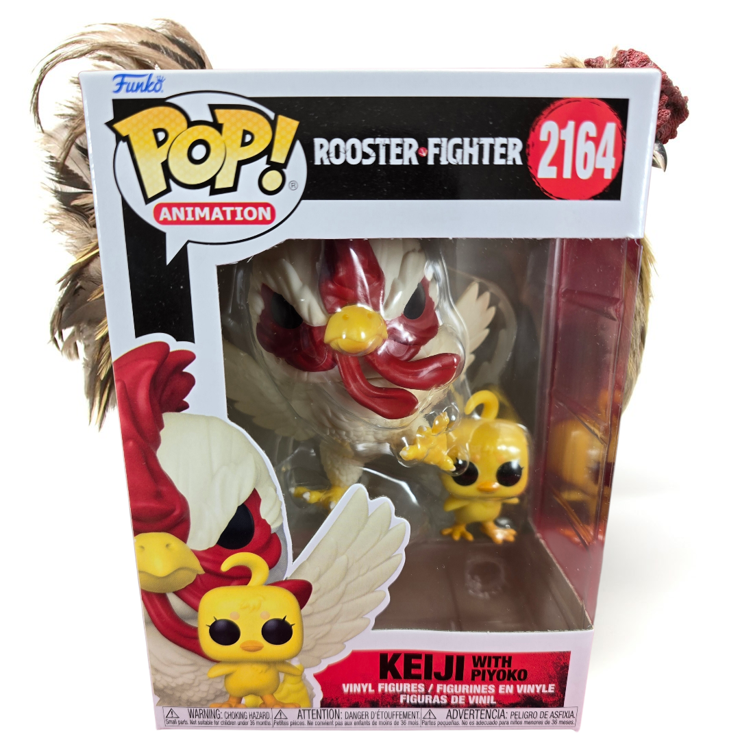 Keiji with Piyoko Funko #2164 (Nib)
With pop protector