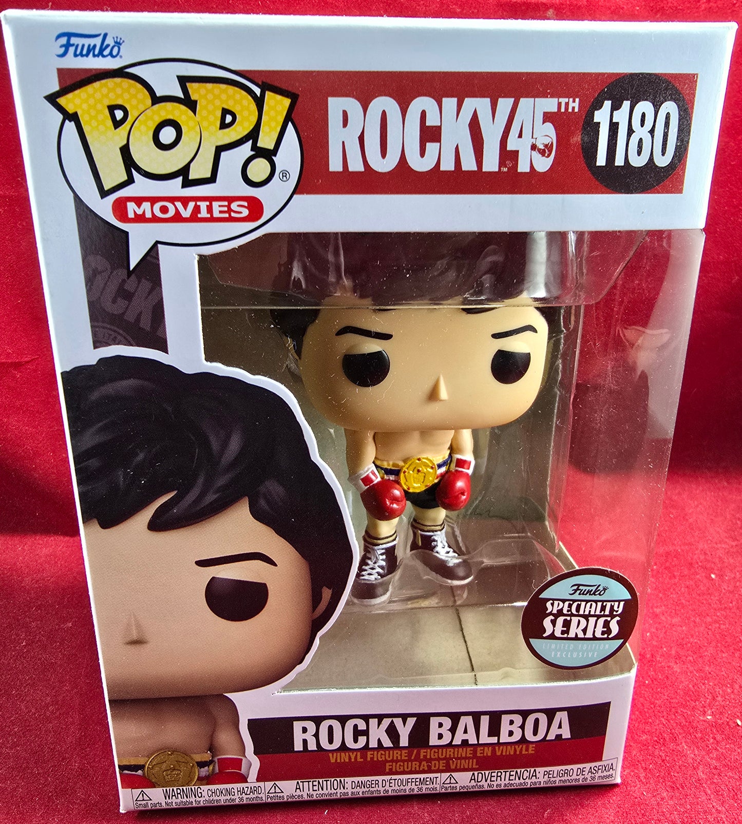 Rocky Balboa Specialty Series Funko # 1180 (Nib)
With pop protector