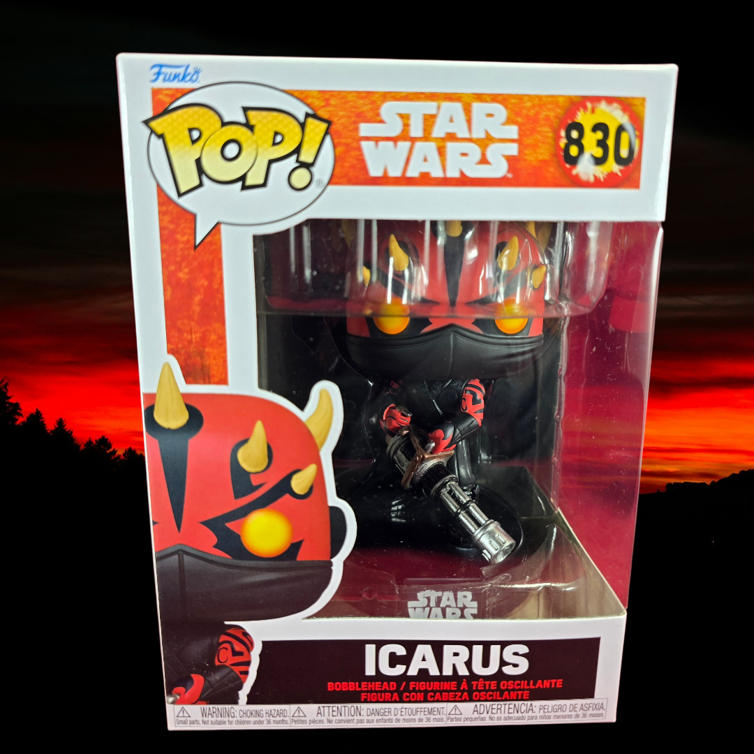 Funko Pop! ICARUS  #830 (Nib)
With pop protector