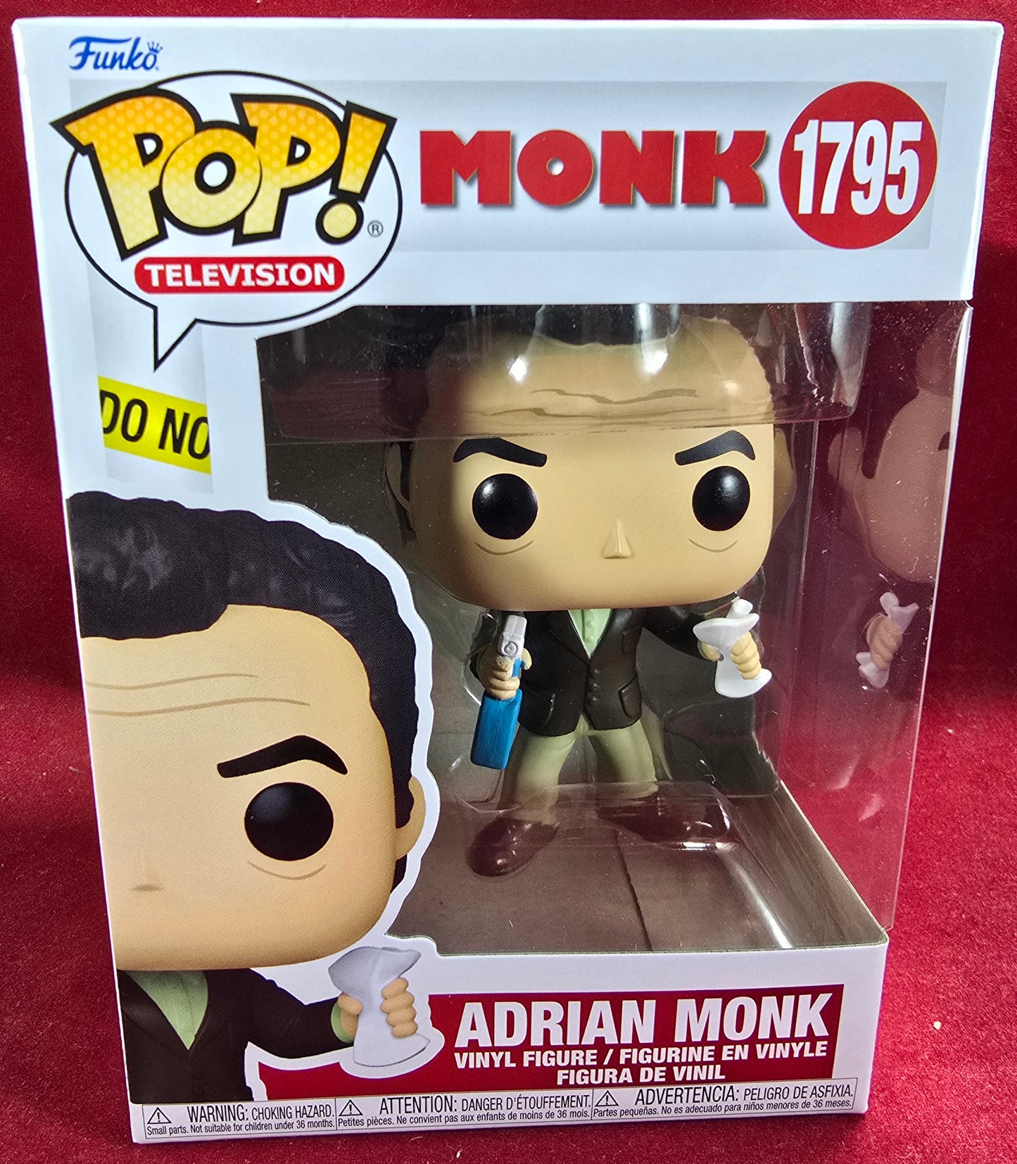 Adrian Monk funko # 1795 (nib) With pop protector