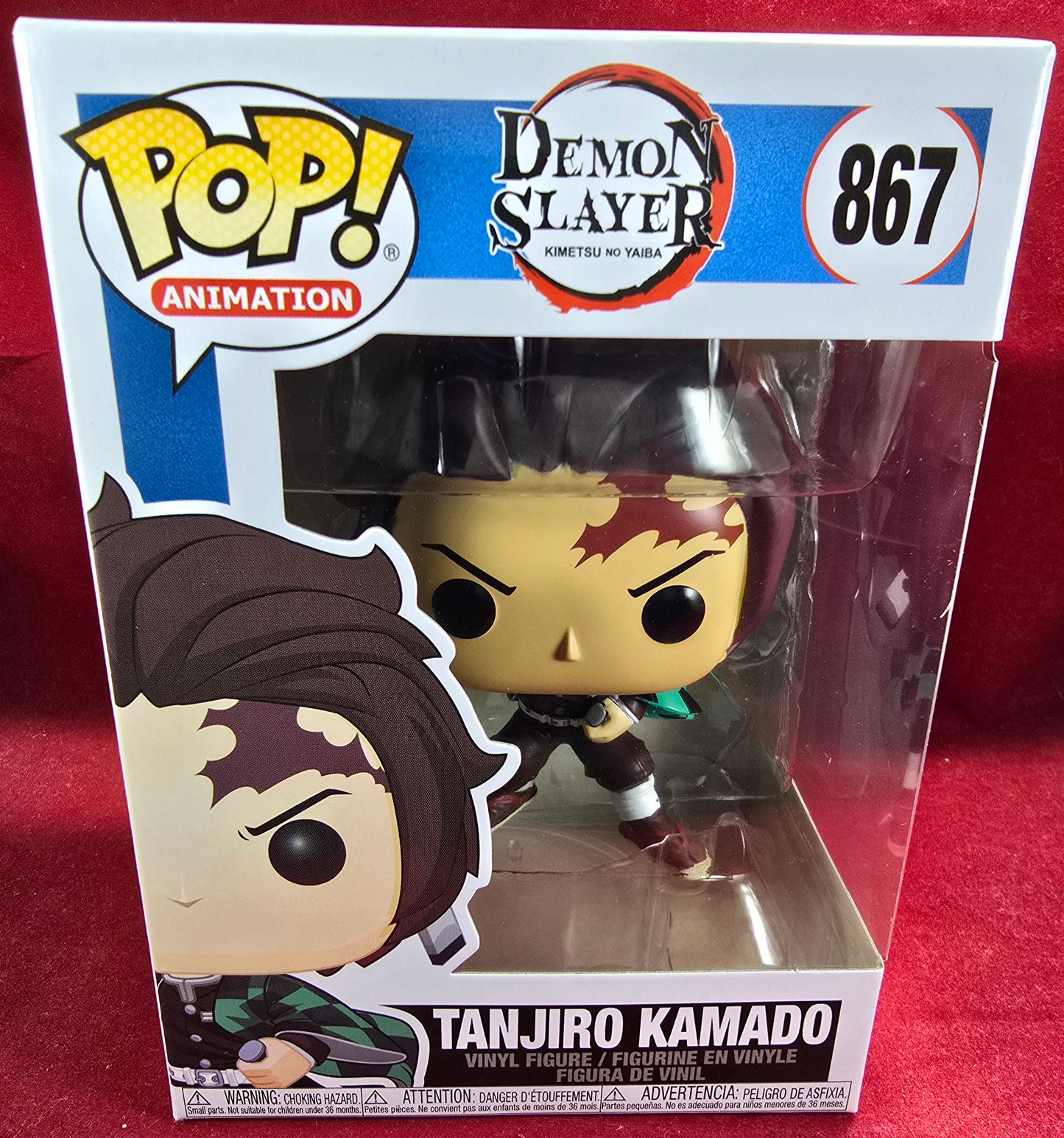 Tanjiro Kamado Funko # 867 (Nib) With pop protector
