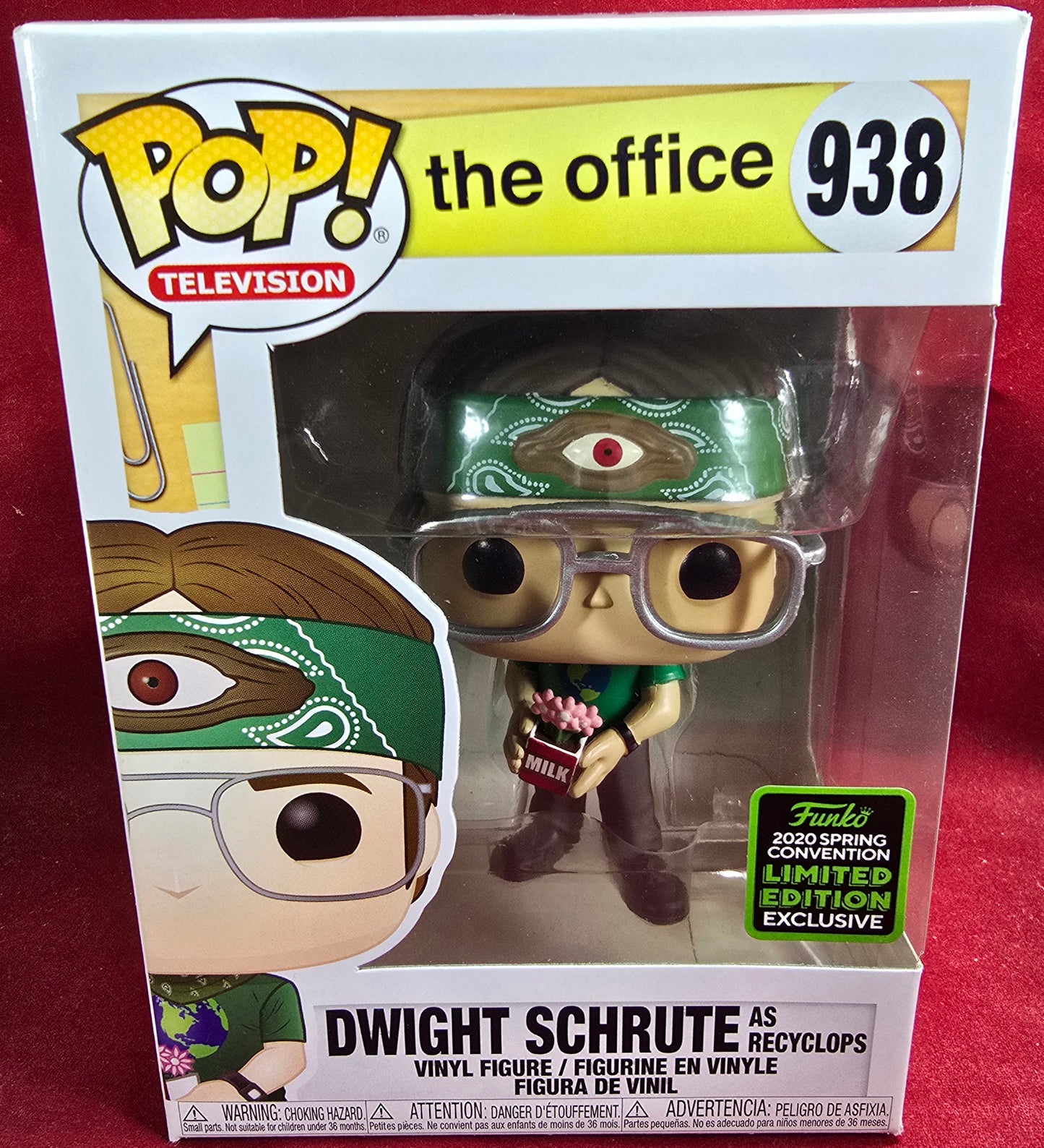 Funko Pop! Vinyl: Dwight Schrute as Recyclops # 938 (Nib)
With pop protector
