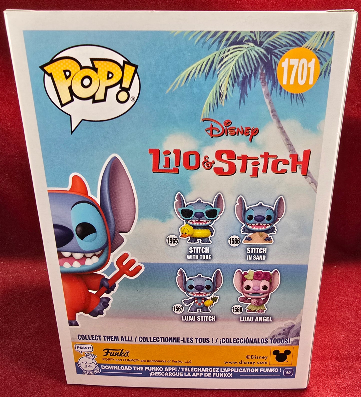 Devilish Stitch Entertainment Earth Exclusive Funko # 1701 (Nib)
With pop protector