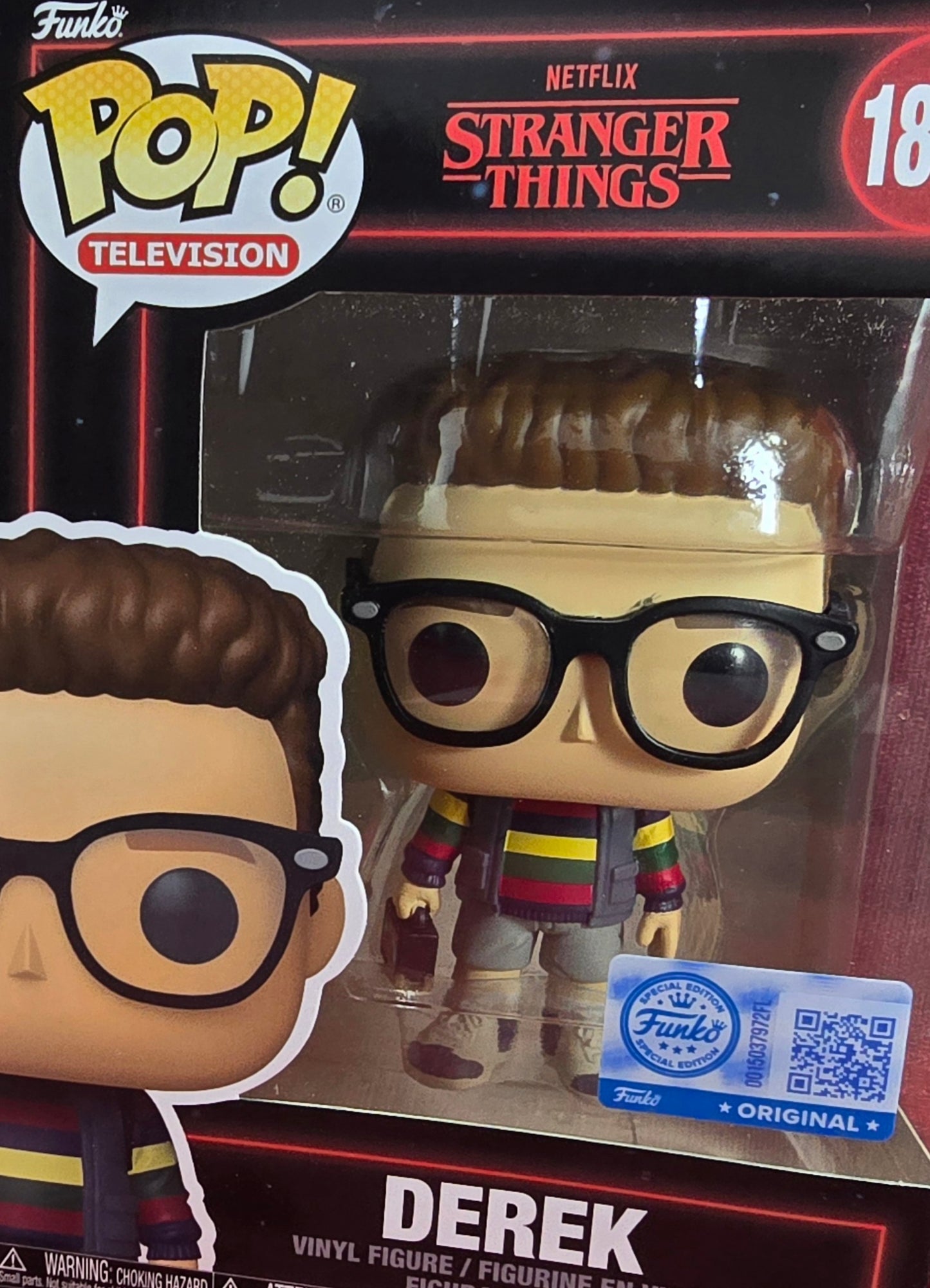 Funko Pop! Vinyl:  Derek Exclusive #1803 (Nib)
With pop protector