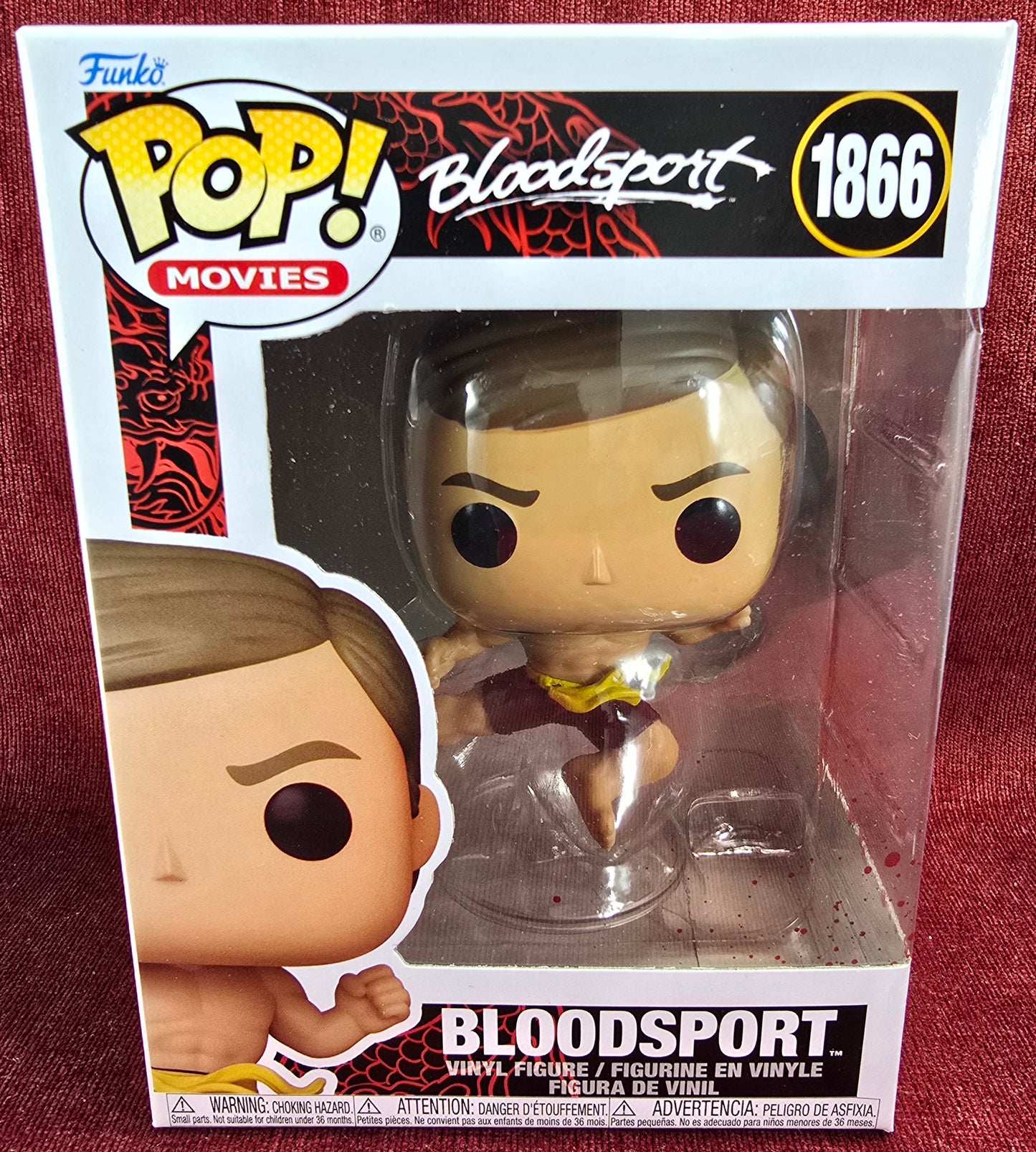Bloodsport funko # 1866 (nib)
With pop protector