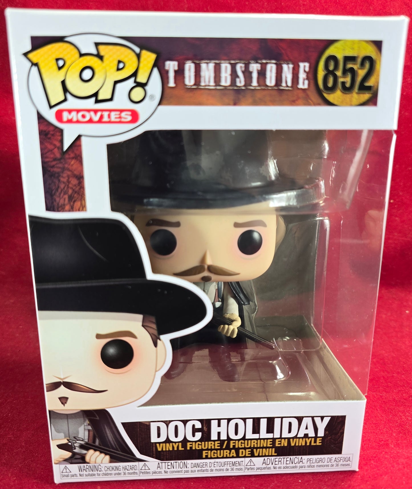 Doc Holliday Funko # 852 (Nib)
With pop protector