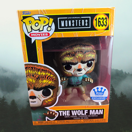 The wolf man funko exclusive # 1633 (nib) With pop protector
