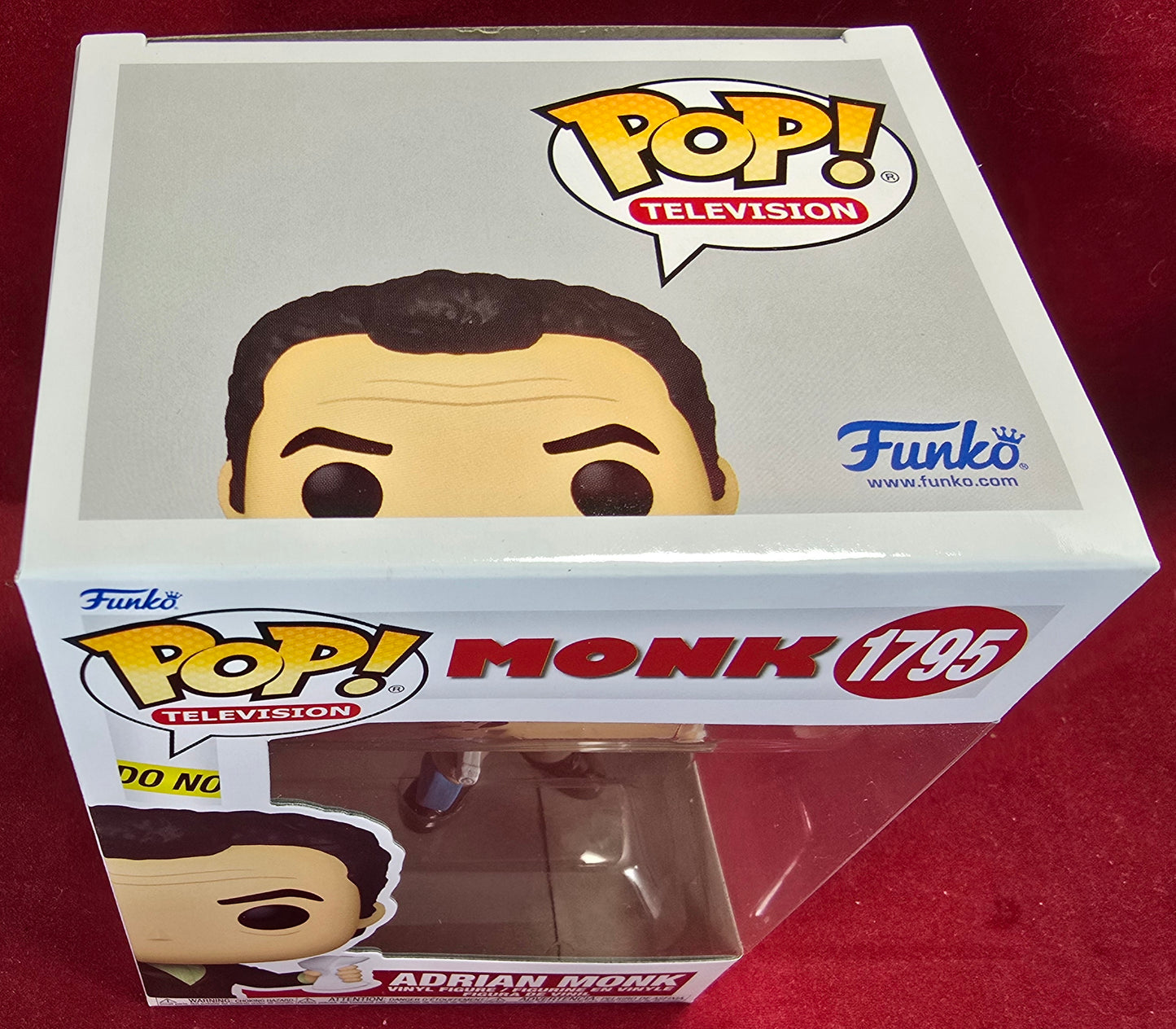 Adrian Monk funko # 1795 (nib) With pop protector