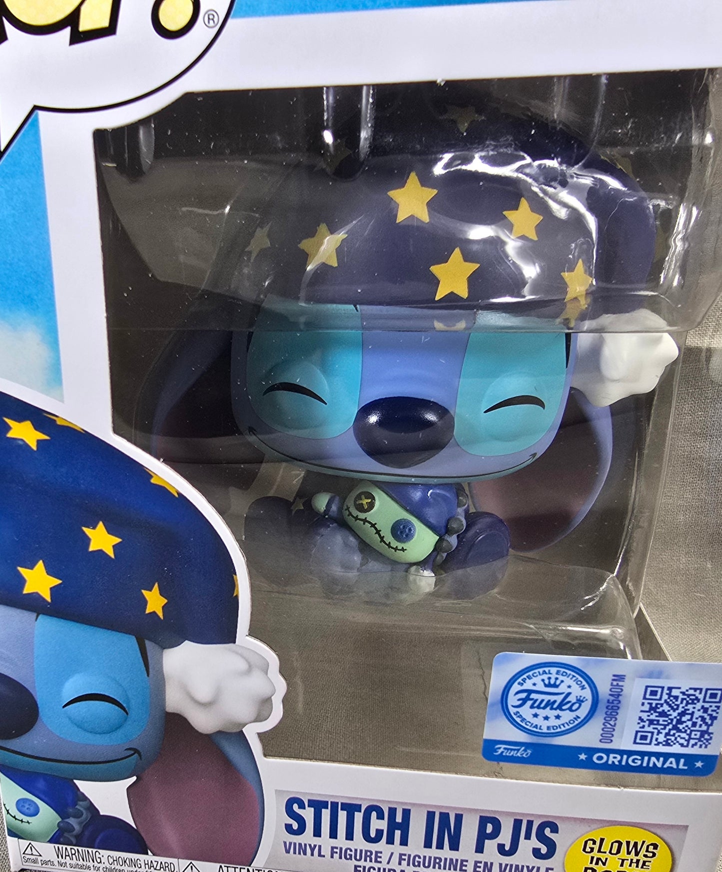 Funko Pop! Vinyl: Stitch  PJ's  Exclusive Funko Pop # 1747 (Nib) With pop Protector