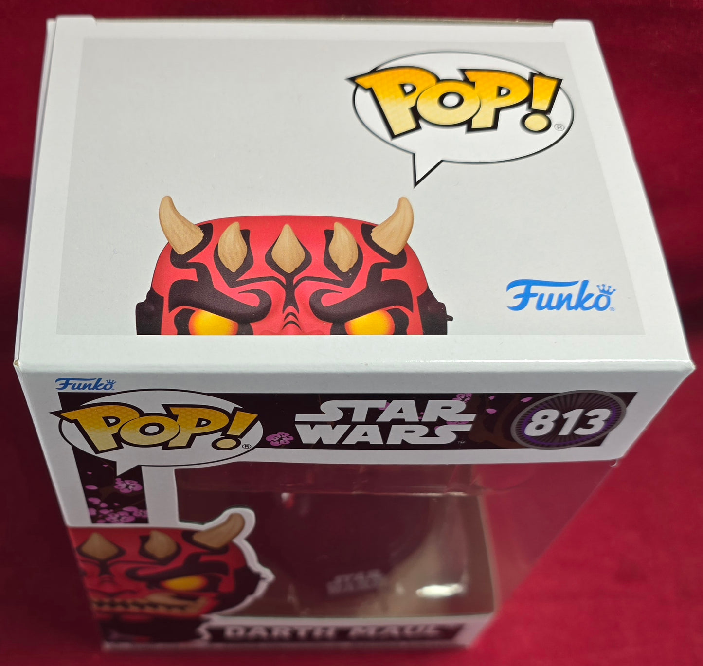 Darth Maul Funko #813 (Nib)
With pop protector