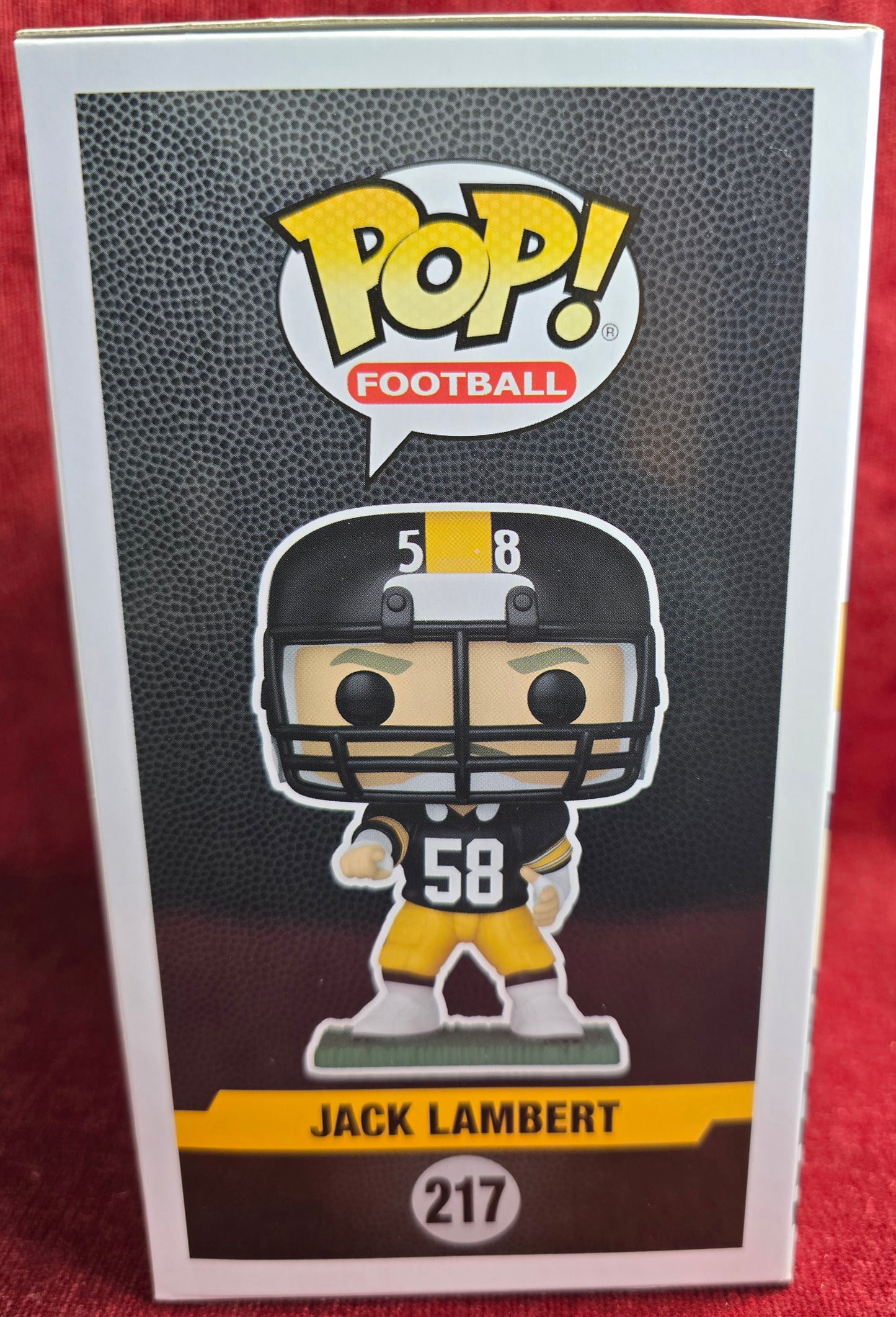 Funko POP! Football: Jack Lambert  # 217 (Nib)
With pop protector