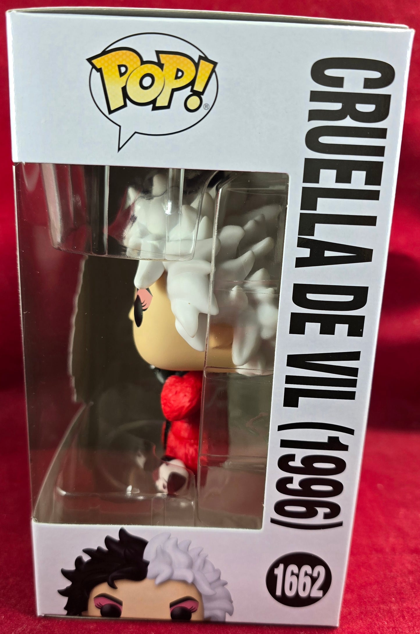 Cruella De Vil (1996) Funko # 1662 (Nib) With pop protector