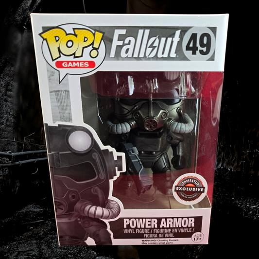 Power Armor gamestop exclusive funko # 49 (nib) With pop protector