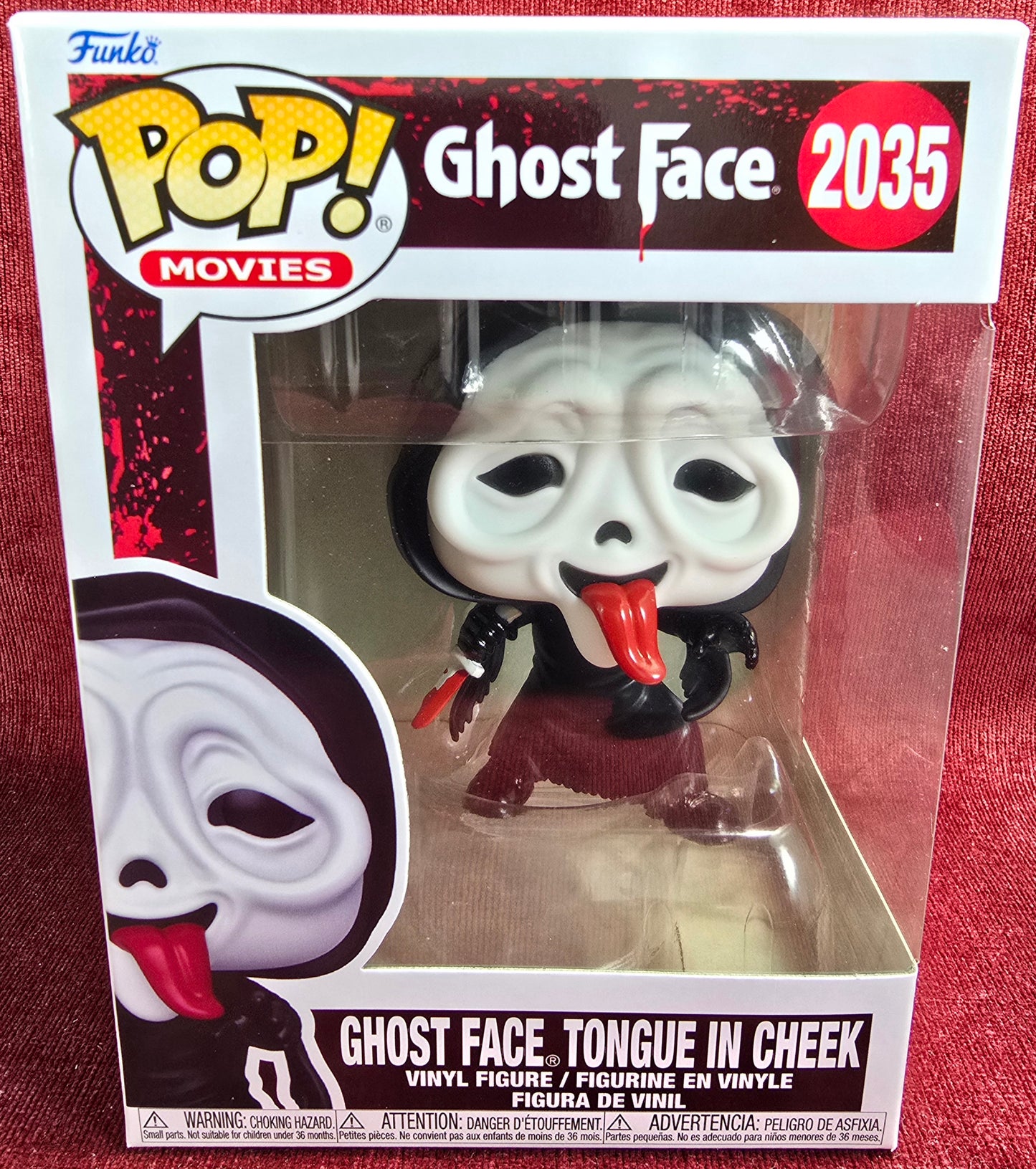 Funko POP! Vinyl: Ghost Face Tongue In Cheek # 2035 (Nib)
With pop protector