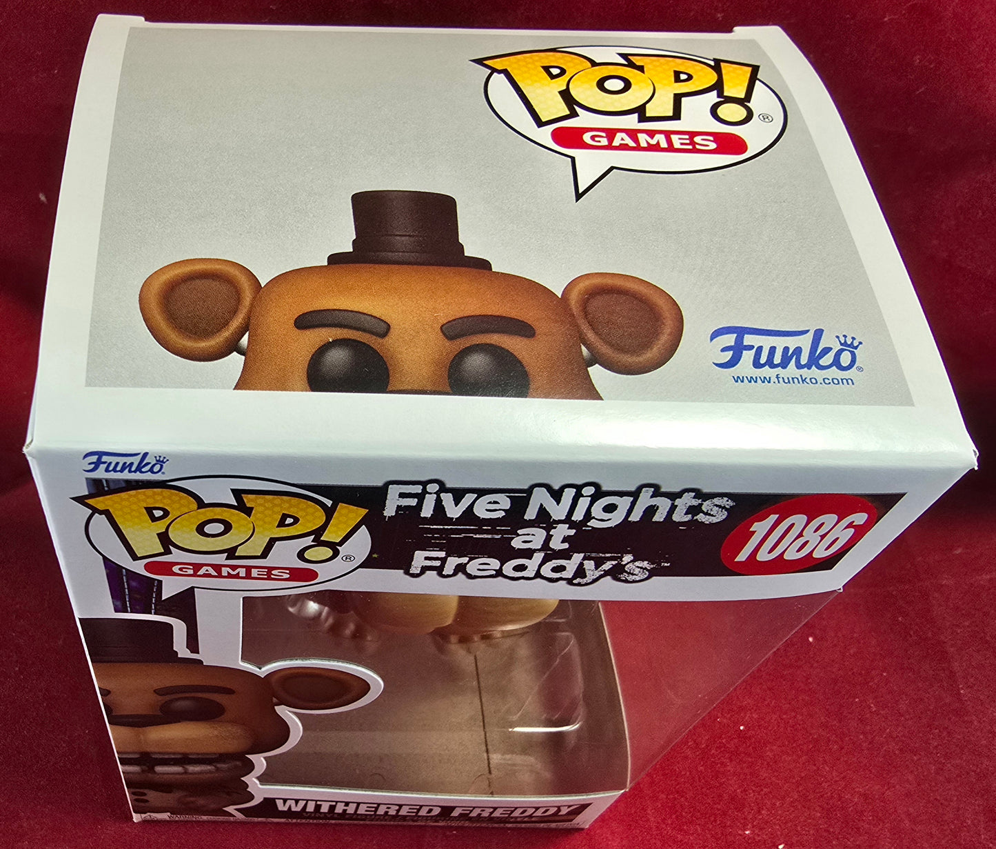 Withered Freddy funko # 1086 (nib)with pop protector
