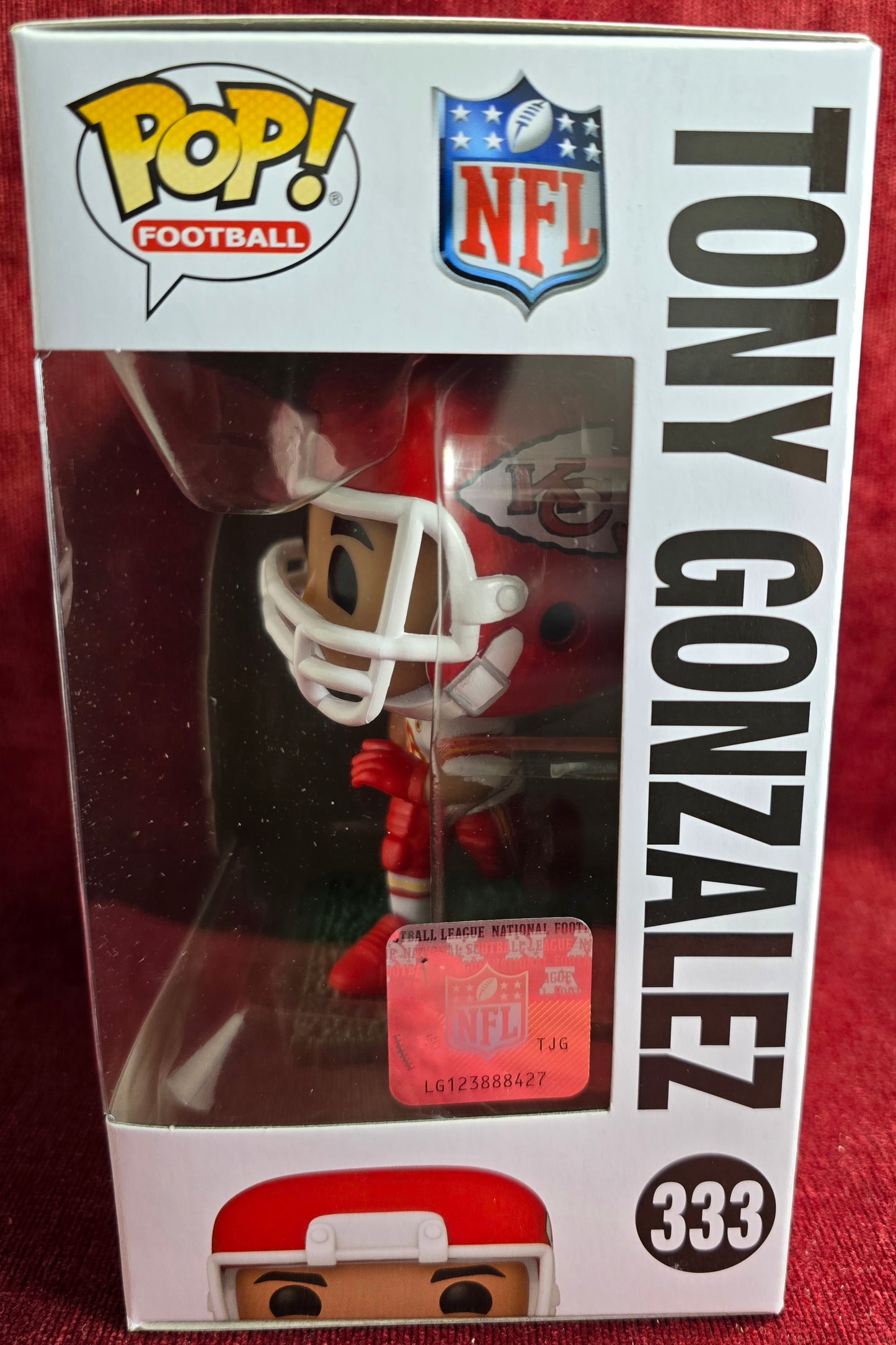 Funko Pop! Football: Tony Gonzalez # 333 (Nib)
With pop protector