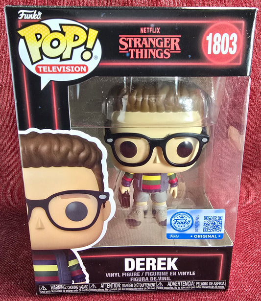Funko Pop! Vinyl:  Derek Exclusive #1803 (Nib)
With pop protector