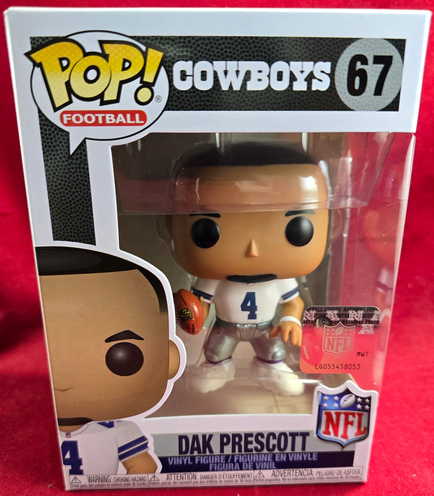 Dak Prescott funko # 67 (nib) With pop protector