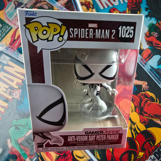 Anti-venom suit Peter Parker funko # 1025 (nib) With pop protector