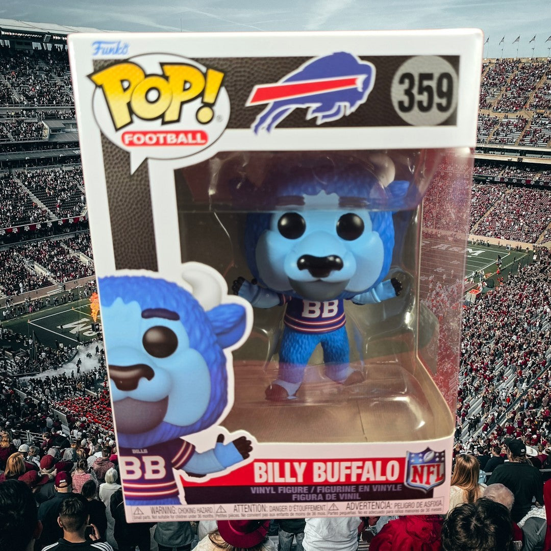 Funko! Football: Billy Buffalo # 359 (Nib)
With pop protector