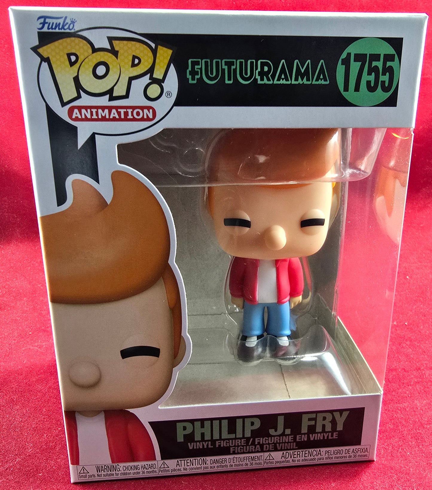 Philip j. Fry funko # 1755 (nib) with pop protector
