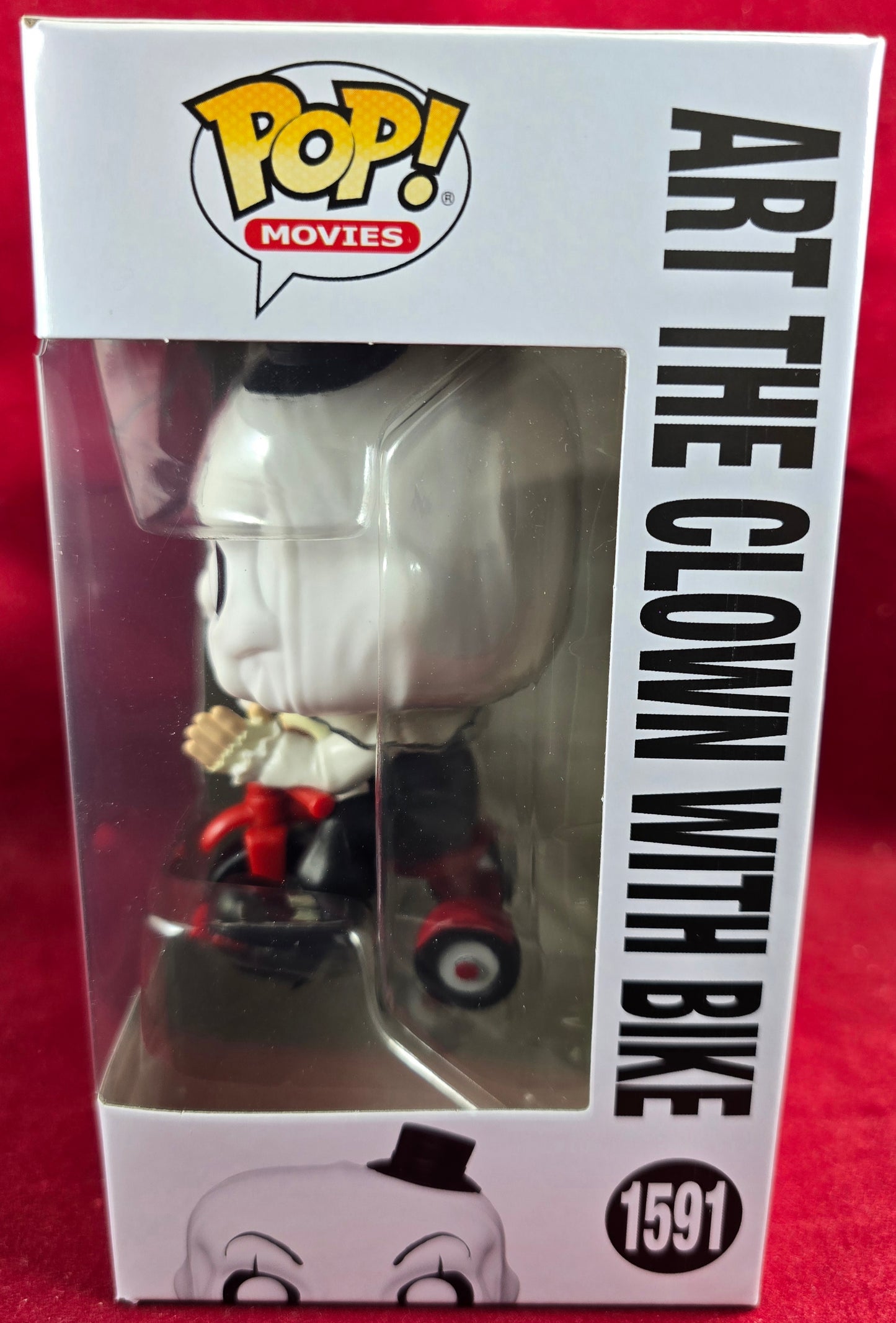 Funko Pop! Vinyl:  Art the Clown with Bike #1591 (Nib)
With pop protector