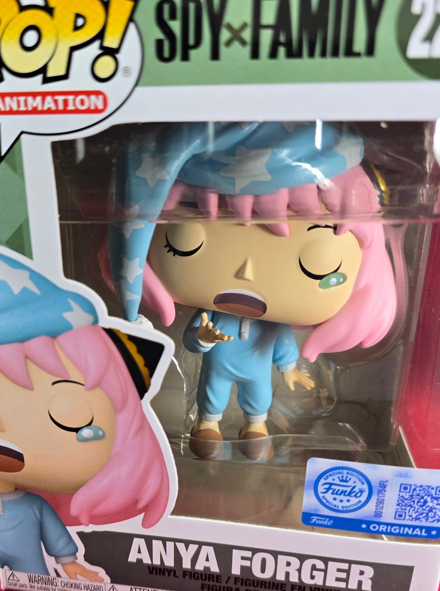 Funko POP! Spy X Family Anya Forger Pajamas Funko # 2219 (Nib)
With pop protector