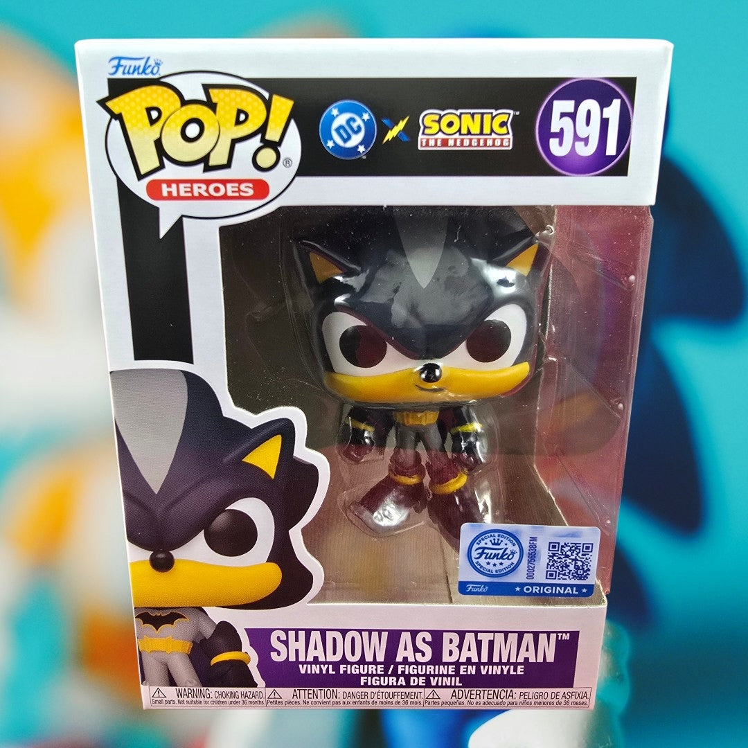Funko Pop! Vinyl: Exclusive Shadow as Batman # 591 (Nib) 
With pop protector