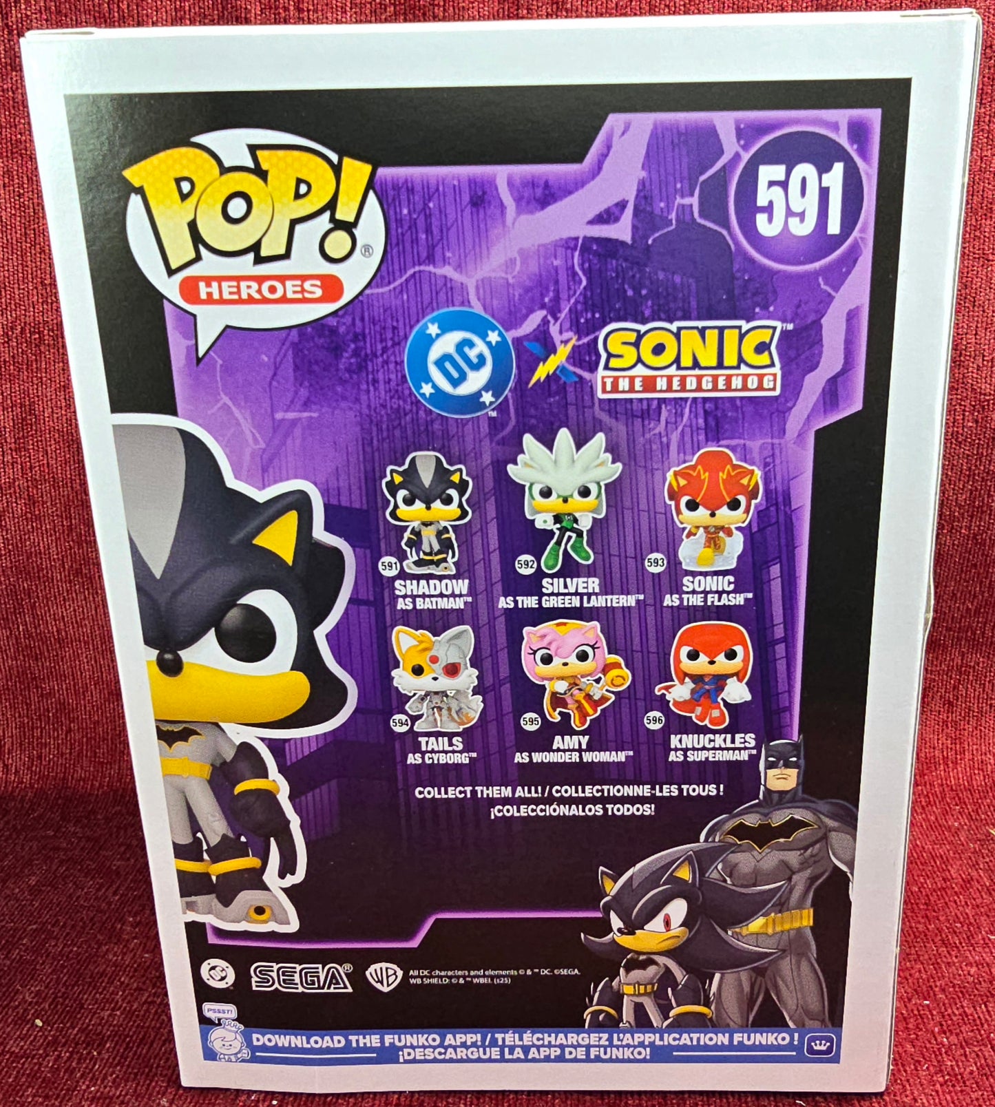 Funko Pop! Vinyl: Exclusive Shadow as Batman # 591 (Nib) 
With pop protector