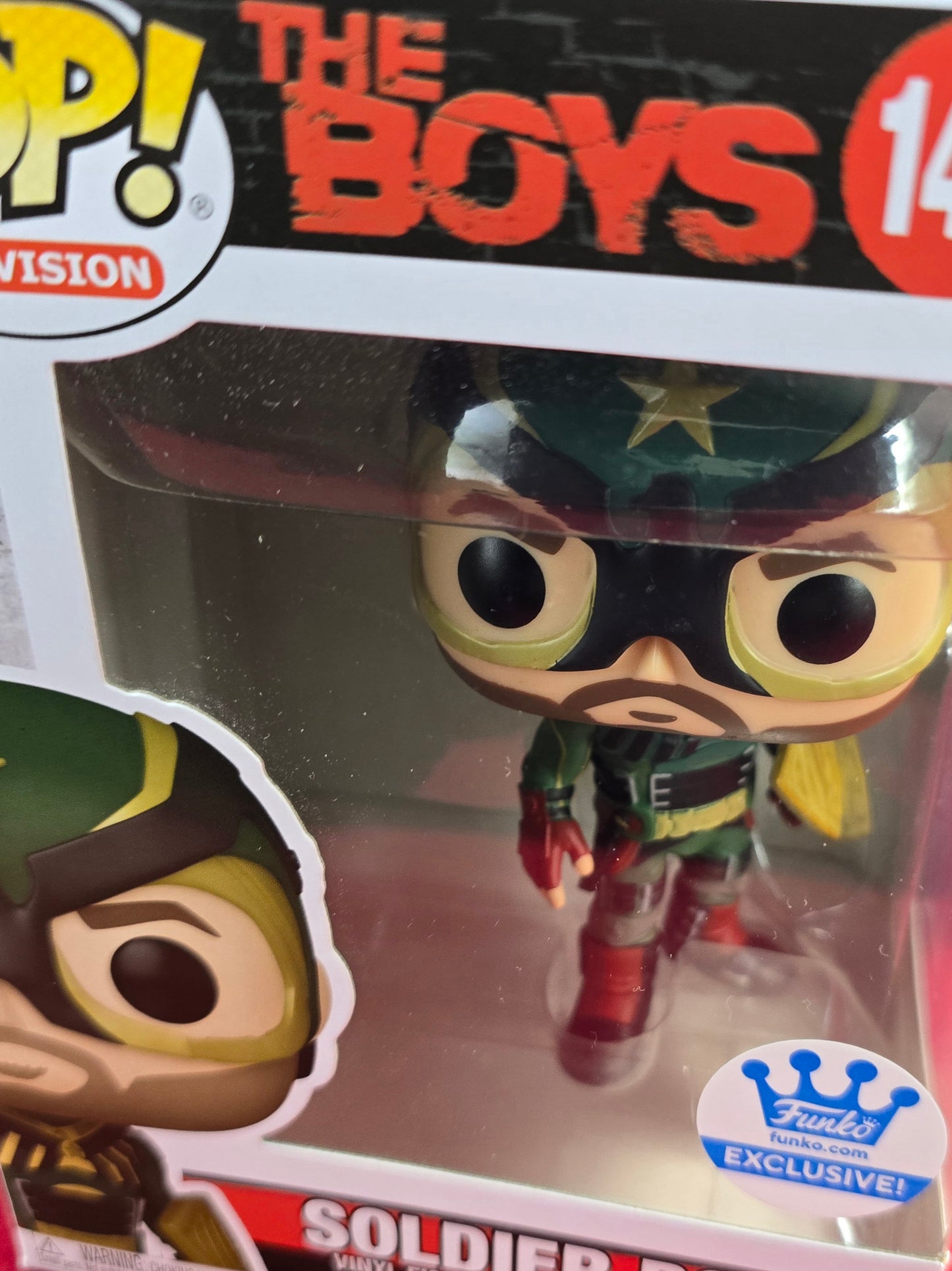 Solider boy funko exclusive # 1408 (nib) With pop protector